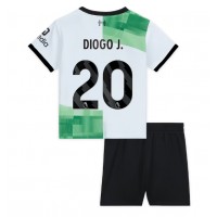 Fotbalové Dres Liverpool Diogo Jota #20 Dětské Venkovní 2023-24 Krátký Rukáv (+ trenýrky)